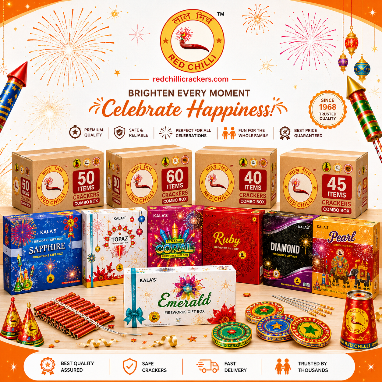 Red Chilli Crackers gift boxes